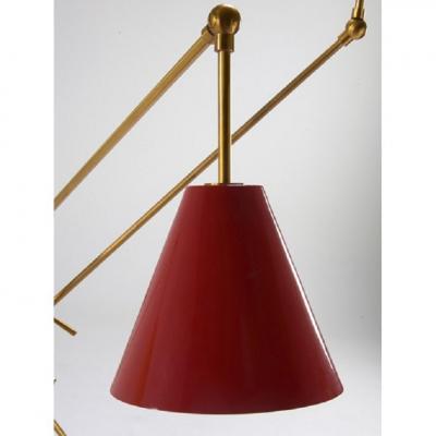  Arredoluce Arredoluce Triennale Three Arm Floor Lamp