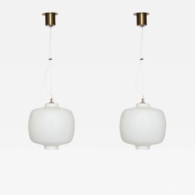  Arredoluce Arredoluce style ceiling pendants a pair