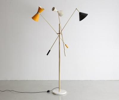  Arredoluce ITALIAN THREE ARM FLOOR LAMP IN THE STYLE OF ARREDOLUCE