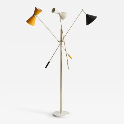  Arredoluce ITALIAN THREE ARM FLOOR LAMP IN THE STYLE OF ARREDOLUCE