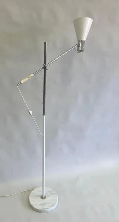  Arredoluce Italian Mid Century Modern Counter Balance Floor Lamp Angelo Lelli Arredoluce
