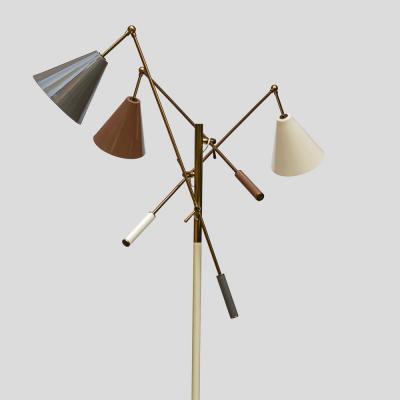  Arredoluce Mid century Multicolor Triennale floor lamp Italian design