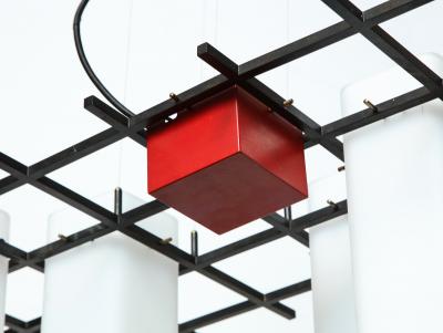  Arredoluce Rare Hanging Light by Angelo Lelii for Arredoluce