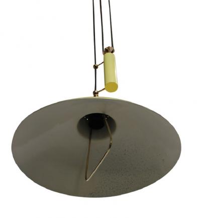  Arredoluce Sliding hanging lamp in the style of Arredoluce or Stilnovo Italy 1950