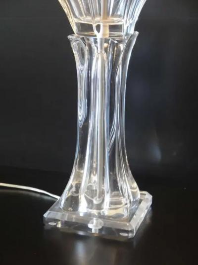  Art Vannes Stunning French Crystal Art Verrier Lamp