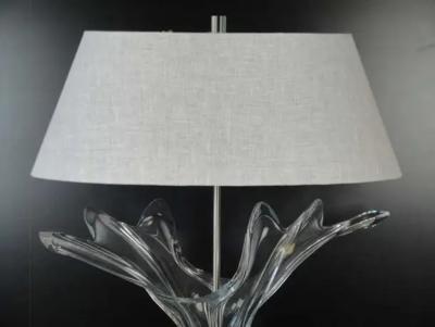  Art Vannes Stunning French Crystal Art Verrier Lamp