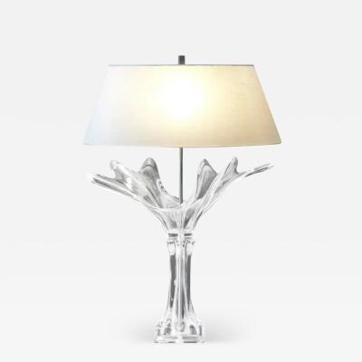  Art Vannes Stunning French Crystal Art Verrier Lamp
