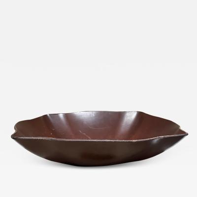  Arte Cuoio Arte Cuoio Saddle Leather Tray Catch All Bowl Acqua by Enrico Tonucci Italy