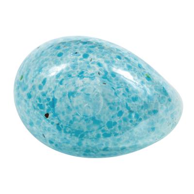  Arte Vetraria Muranese A V E M A Ve M AVeM A V E M Hand Blown Glass with Blue Glass Fragments and Hole 1950s