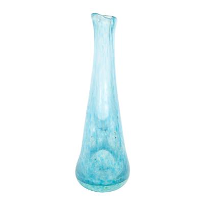  Arte Vetraria Muranese A V E M A Ve M AVeM A V E M Hand Blown Glass with Blue Glass Fragments and Hole 1950s