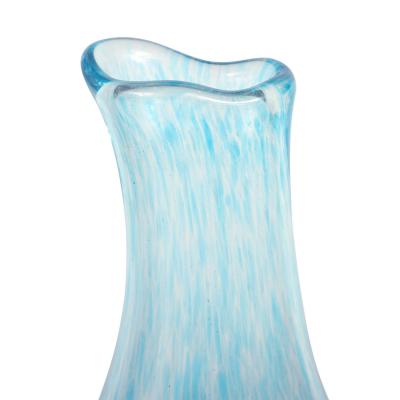  Arte Vetraria Muranese A V E M A Ve M AVeM A V E M Hand Blown Glass with Blue Glass Fragments and Hole 1950s