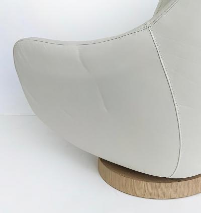  Artefacto Vintage Artefacto Leather Luna Lounge Swivel Chair 