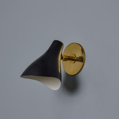  Arteluce 1950s Gino Sarfatti Model 10 Sconce for Arteluce in Black
