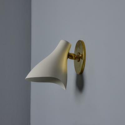  Arteluce 1950s Gino Sarfatti Model 10 Sconce for Arteluce in White
