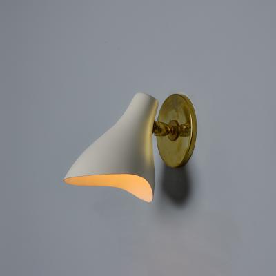  Arteluce 1950s Gino Sarfatti Model 10 Sconce for Arteluce in White