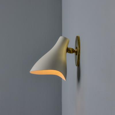  Arteluce 1950s Gino Sarfatti Model 10 Sconce for Arteluce in White