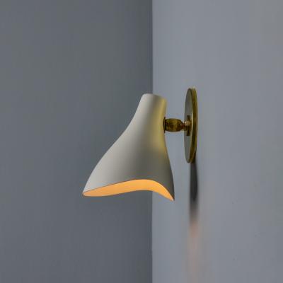  Arteluce 1950s Gino Sarfatti Model 10 Sconce for Arteluce in White