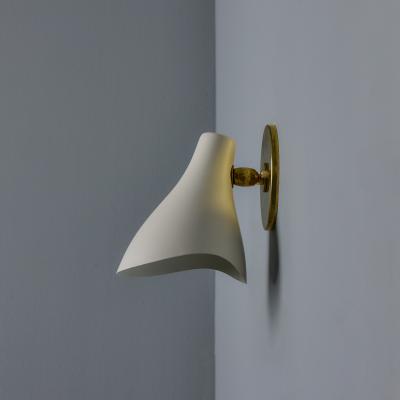  Arteluce 1950s Gino Sarfatti Model 10 Sconce for Arteluce in White