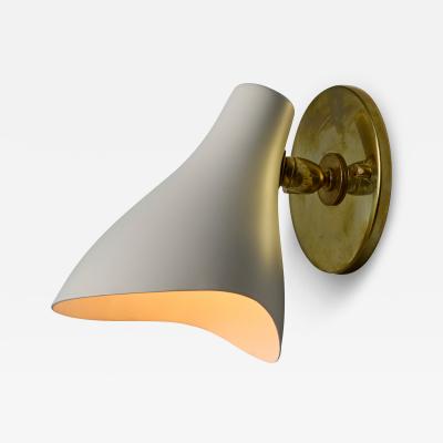  Arteluce 1950s Gino Sarfatti Model 10 Sconce for Arteluce in White