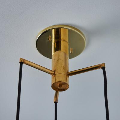  Arteluce 1960s Gino Sarfatti Seguso Bubble Glass 3 Pendant Chandelier for Arteluce