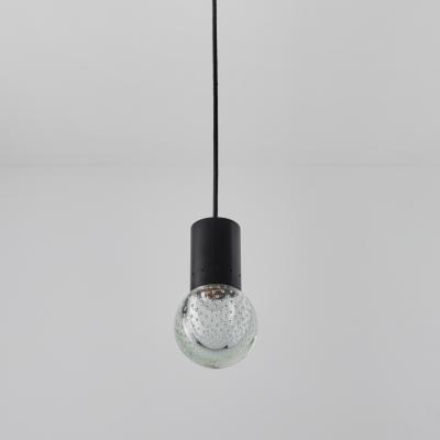  Arteluce 1960s Gino Sarfatti Seguso Bubble Glass Pendant for Arteluce