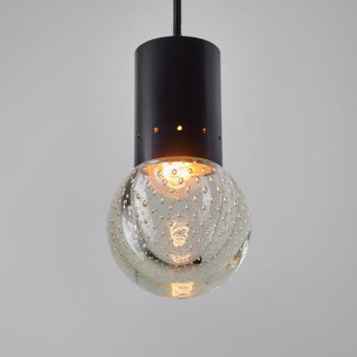 Arteluce 1960s Gino Sarfatti Seguso Bubble Glass Pendant for Arteluce