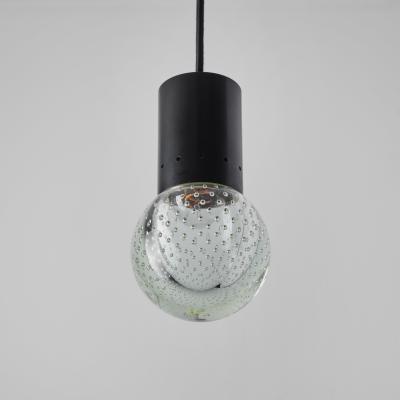  Arteluce 1960s Gino Sarfatti Seguso Bubble Glass Pendant for Arteluce