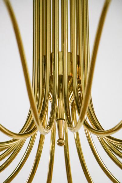  Arteluce Italian Mid Century 18 Lights Chandelier attributed to Angelo Lelii for Arteluce