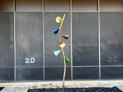  Arteluce Italian Modern Arteluce Attributed Multi Cone Floor Lamp