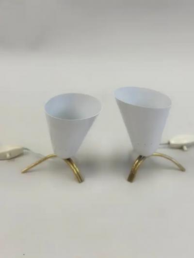  Arteluce Pair of Italian MId Century Modern Table Lamps Attr Gino Sarfatti Arteluce