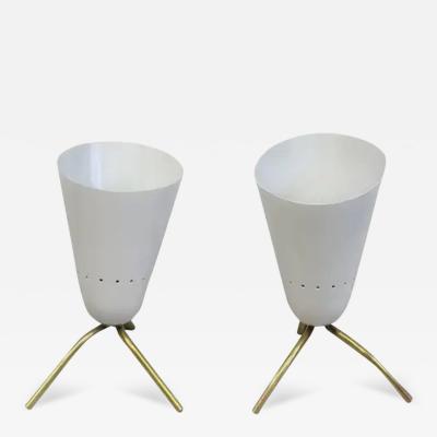 Arteluce Pair of Italian MId Century Modern Table Lamps Attr Gino Sarfatti Arteluce