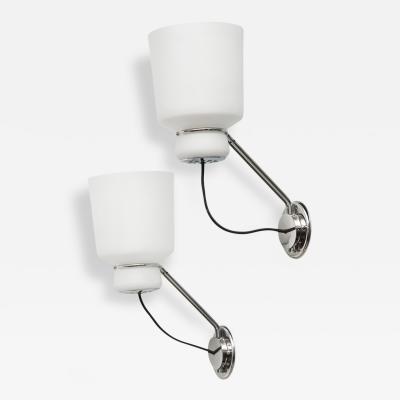  Arteluce Rare Pair of Architectural Sconces by Arteluce