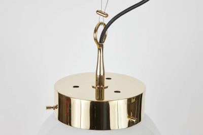  Artemide 1960s Sergio Mazza Brass Delta Pendant for Artemide