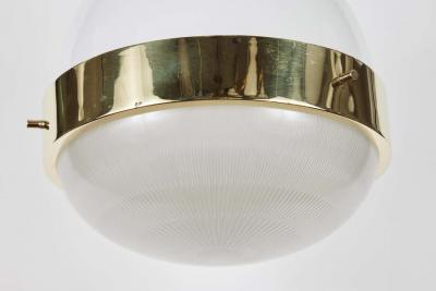  Artemide 1960s Sergio Mazza Brass Delta Pendant for Artemide