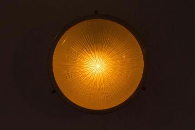  Artemide 1960s Sergio Mazza Petite Sigma Wall or Ceiling Light for Artemide