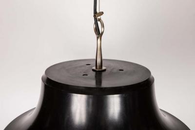  Artemide 1960s Sergio Mazza Tau Nickeled Brass Pendant for Artemide