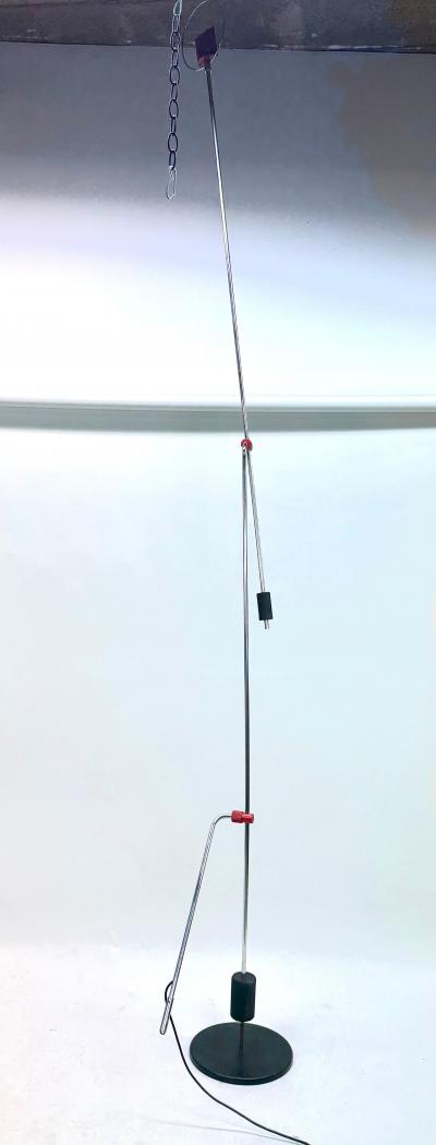  Artemide Italian Mid Century Modern Cantilevered Counter balance Floor Lamp c 1975