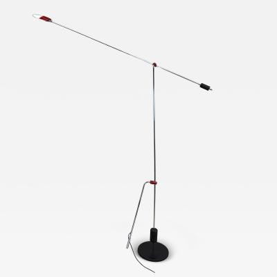  Artemide Italian Mid Century Modern Cantilevered Counter balance Floor Lamp c 1975