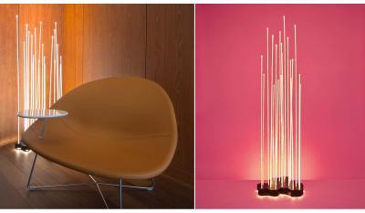 Artemide Klaus Begasse Reeds Triple Indoor or Outdoor Floor Lamp for Artemide