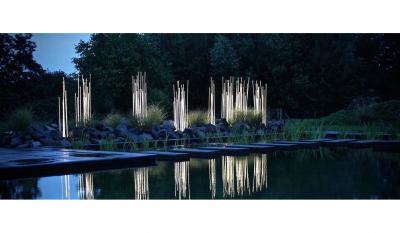 Artemide Klaus Begasse Reeds Triple Indoor or Outdoor Floor Lamp for Artemide