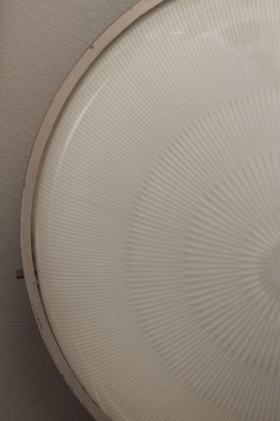  Artemide Large Sergio Mazza Sigma Wall or Ceiling Lights for Artemide 1960s