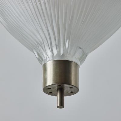  Artemide Large Studio B B P R Polinnia Glass and Metal Pendant c 1964 for Artemide