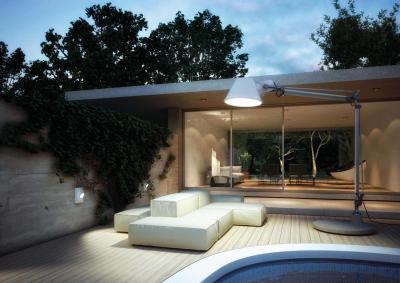  Artemide Monumental Artemide Tolomeo XXL Indoor or Outdoor Lamp by Michael De Lucchi