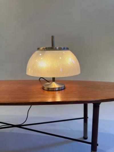  Artemide Pair Sergio Mazza Alfetta table lights for Artemide c1960