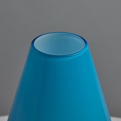  Artemide Pair of 1980s Memphis Style Glass BiBi Table Lamps for Artemide