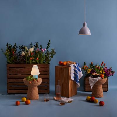  Artemide Pair of 1980s Memphis Style Glass BiBi Table Lamps for Artemide