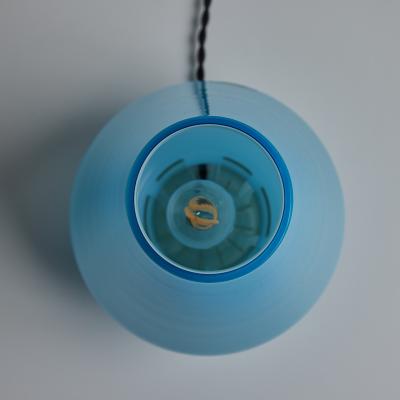  Artemide Pair of 1980s Memphis Style Glass BiBi Table Lamps for Artemide