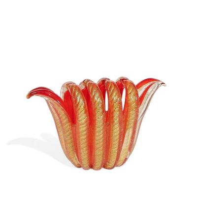  Artisti Barovier Barovier Poppy Murano Glass Vase