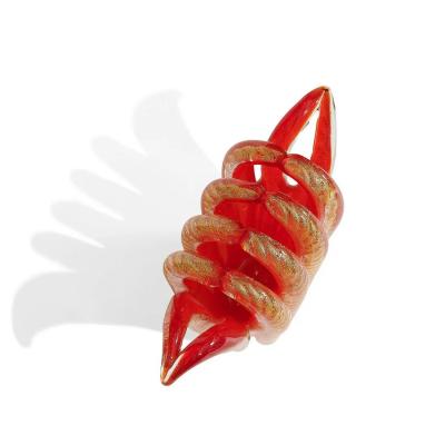  Artisti Barovier Barovier Poppy Murano Glass Vase