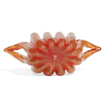  Artisti Barovier Barovier Poppy Murano Glass Vase